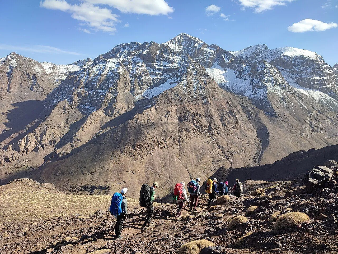 Trekking dans les montagnes de l'Atlas près de Marrakech